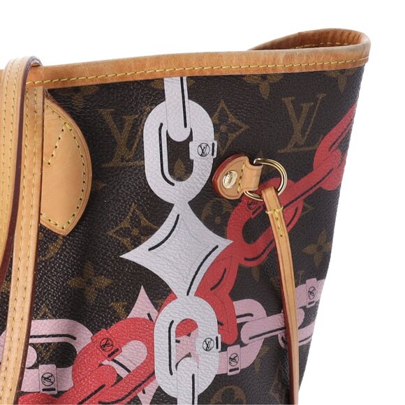 Louis Vuitton Neverfull MM Tote Monogram Bay Rose Ballerine Poppy - Picture 8 of 12